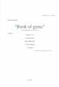 Book of Gems for mixed chorus and 2 percussion players score and instrumental parts