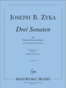 3 Sonaten fr Violoncello und Kontrabass Partitur und Stimmen