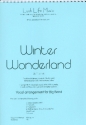 Winter Wonderland for voice and big band score and parts