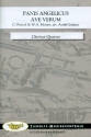 Panis angelicus  und  Ave Verum fr 4 Klarinetten (BBBBass) Partitur und Stimmen