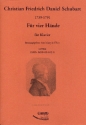 Fr 4 Hnde fr Klavier zu 4 Hnden Spielpartitur