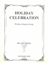 Holiday Celebration for 5 recorders (SoSATB) score and parts