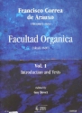 Facultad organica vol.1 (Introduction and Texts) per organo