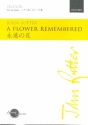 A Flower remembered for female chorus and piano score (en/jap)