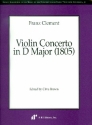 Concerto d major for violin and orchestra score