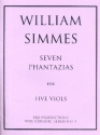 7 Phantazias for 5 viols score and parts