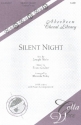Silent Night for mixed chorus and piano score