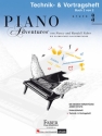 Piano Adventures Stufe 3 - Technik- und Vortragsheft Band 2 fr Klavier (dt)