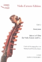 Suite F-Dur fr Viola d'amore und Bc Partitur und Stimmen (Bc nicht ausgesetzt)