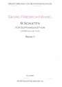 8 Sonaten Band 2 fr Sopransaxophon und Klavier Partitur und Stimme