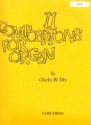 11 compositions vol.1 for organ