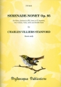 Serenade-Nonet op.95 for flute, clarinet, horn, bassoon and strings score