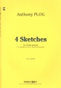 4 Sketches fr 2 Trompeten, Horn, Posaune und Tuba Partitur und Stimmen
