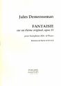 Fantasie sur un thme original op.32 pour saxophone alto et piano
