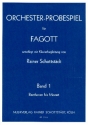 Orchester Probespiel Band 1 fr Fagott und Klavier