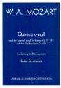Quintett c-Moll fr Flte, Oboe, Klarinette, Horn und Fagott Partitur und Stimmen