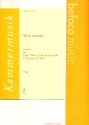 Quartett C-Dur nach KV285  fr Oboe, Violine, Viola und Violoncello und Streicher Partitur und Stimmen