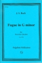 Fuge g-Moll fr 4 Blockflten (SATB) Partitur und Stimmen