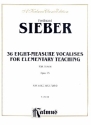36 eight measure Vocalises for elementary Teaching op.95 for tenor and piano