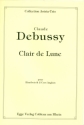 Clair de Lune pour hautbois et 2 cors anglais partition et parties