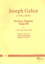 6 easy Duettos op.3 vol.2 (nos.3 and 4) for violin and cello parts