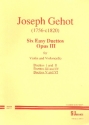 6 easy Duettos op.3 vol.3 (nos.5 and 6) for violin and cello parts