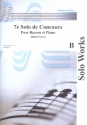 Solo de concours no.7 pour basson et piano