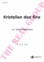 Kristallen den fina for mixed chorus a cappella score (schwed)