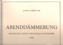 Abenddmmerung fr Sopran, Violine, Violoncello und Klavier Partitur (dt)