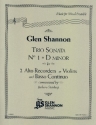 Sonata in d Minor no.1 for 2 alto recorders (violins) and Bc score and parts