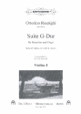 Suite G-Dur fr Streichorchester und Orgel Violine 1