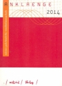 Ankl�nge 2014 - Musikanalysieren im Zeichen Foucaults