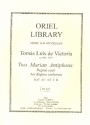 2 Marian Antiphons for 5 recorders (S/A, A/T, A/T, T and Bass recorder) score and parts