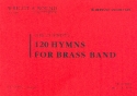 120 Hymns (extended 3rd edition) for brass band repiano in Bb and flugel horn