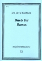 Duets for Basses score