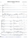 Missa Santa Cecilia fr gem Chor und Blasorchester (Orgel ad lib) Orgelauszug