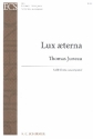 Lux aeterna for mixed chorus a cappella score
