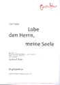 Lobe den Herrn meine Seele fr gem Chor und Begleitung (a cappella) Klavierpartitur