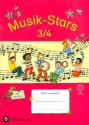 Music-Stars 3/4 (+CD) Arbeitsheft mit Lsungen