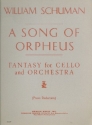 A Song of Orpheus for Cello and orchestra for cello and piano