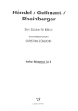 3 Stcke fr Blechblser Spielpartitur Hohe Stimmen in B