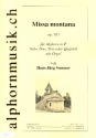 Missa montana op.707 fr 1-4 Alphrner in F und Orgel 2 Spielpartituren