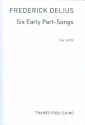 6 early Part Songs for mixed chorus a cappella score (dt/en),  archive copy