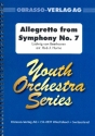 Allegretto from Symphony no.7 op.92 for youth orchestra score and parts (strings 6-4-4-3-2)