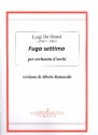 Fuga settima for string orchestra score and parts (1-1-1-1)