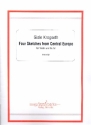 4 Sketches from Central Europe for violin and guitar score and parts