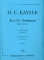 Kinder-Sonatine op.58,1 fr Violine und Klavier