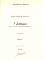 8 Sonate (vol.1 e 2) per violino e Bc partitura e parti (Bc non realizzato)