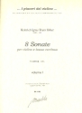 8 Sonate (vol.1 e 2) per violino e Bc partitura e parti (Bc non realizzato)