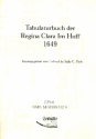 Tabulaturbuch der Regina Clara Im Hoff (1649) fr Orgel